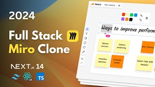 Build a RealTime Miro Clone With Nextjs React Tailwind 2024 [upl. by Vaclava]