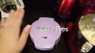 Vanilla Cake Pops with The Baby Cakes Cake Pop Maker and Wilton Melting Pot [upl. by Erek]