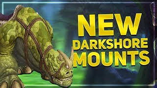 New Darkshore Mount Locations amp Preview  Battle for Azeroth 81 [upl. by Cirdec]