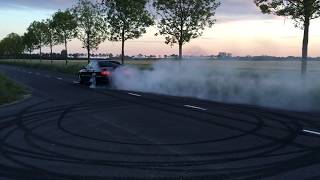 BMW E46 330i Burnout 2nd gear Quaife LSD [upl. by Lertnahs]