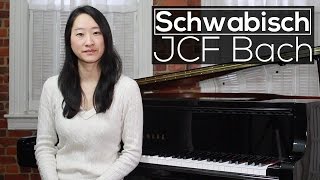 Schwabisch by JCF Bach  Classical Piano Piece [upl. by Veron]