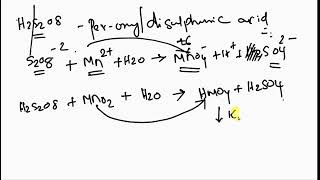 KMnO4 Preparation and structure  D and F Block  12th CBSE  NEET JEE [upl. by Adeirf]