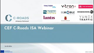 The CRoads Antwerp Helmond Webinar on Intelligent Speed Adaptation ISA 24 September 2024 [upl. by Annaitsirhc261]