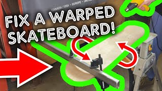 How to Fix a Warped Skateboard [upl. by Suivatram229]