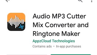 Audio Mp3 Cutter  AppzCloud Technologies  Android app review in Tamil  Its Gameplay [upl. by Annirtak]