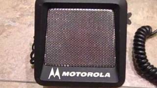 Motorola OldSchool Speaker Mic and Control Head  Vintage [upl. by Raimundo91]