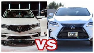 Acura MDX vs Lexus RX 350l 2019 Head to Head Review [upl. by Ennylyak]