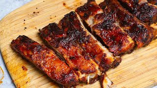 Air Fryer Ribs How to Cook Baby Back Ribs in Air Fryer in 30 minutes [upl. by Keily]