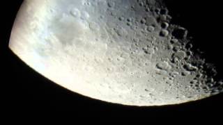 The Moon through a C11 and Baader Hyperion eyepiece [upl. by Fernande]