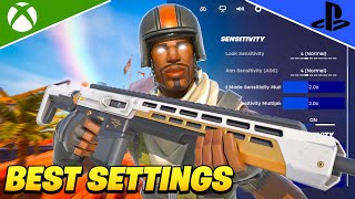 Fortnite Chapter 5 Season 3 Controller Settings Tutorial Zero Build amp Build Best Settings [upl. by Ivy]