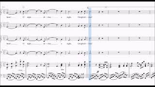 ChoirCoro  quotO holy nightquot Cantique de Noel contralto  score [upl. by Mohr827]