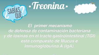 Conoce la Treonina un aminoácido esencial en la dieta del ave [upl. by Rico]