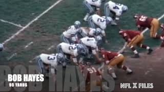 PLAY BEFORE THE PLAY quotBULLETquot BOB HAYES 95 YARD EDITION [upl. by Eikcir86]