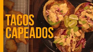 Tacos de pescado capeado  3 minutos en la cocina [upl. by Aninat393]