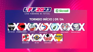 LFF Sicredi 2023  Torneio início  Ao vivo e com imagens [upl. by Attenoj]