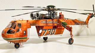 Sikorsky S64 Skycrane scale 135 with 76cm length for my next diorama  My largest single model [upl. by Lrig]