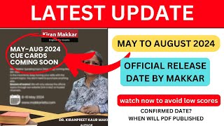 Good News Makkar Speaking Pdf May to August 2024 Out new speaking pdf New cue card 2024 published [upl. by Dagney765]