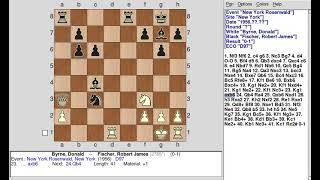 D Byrne vs R J Fischer 1956 [upl. by Balough]