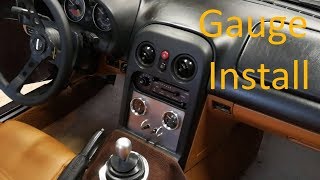 Speed Hut Gauges Pt 2  The Install [upl. by Hnim636]