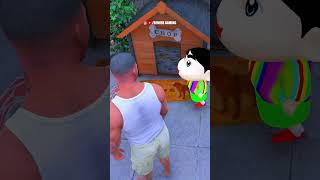 Franklin Found Chops Secret Bunker gta shinchaningta5 shinchangta5 gta5mods shinchan [upl. by Owain706]