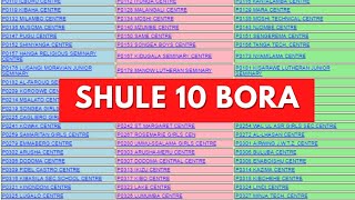 SHULE 10 BORA MATOKEO YA KIDATO CHA SITA 2022 MATOKEO YA KIDATO CHA SITA 20222023 [upl. by Aynotal962]