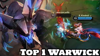 wild Rift Warwick  Top 1 Warwick Gameplay Rank Master [upl. by Chelsea957]