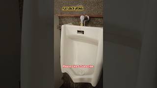 Flat Back Urinal Fixing plumbing urinal toilet civil viral ytshorts civilwork construction [upl. by Cloutman]