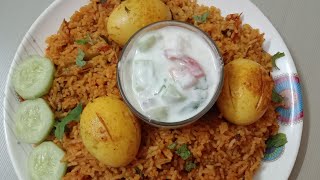 Egg Biryani recipe  How to make egg biryani with normal rice [upl. by Etteniotnna]