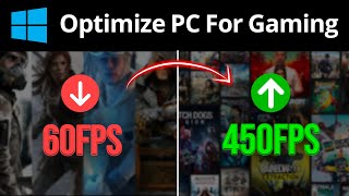 How to Optimize Your PC GAMING  Top 10 Best Settings for FPS Boost [upl. by Sarid331]