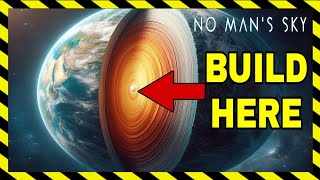 NMS  How to build in the centre of a planet  nms 2024  building tutorial [upl. by Zaremski976]