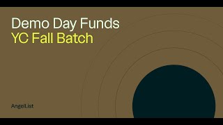 AngelList Demo Day Funds  Lead Introduction Webinar F24 [upl. by Eniamrehs]