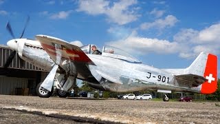 P51 Mustang  GREAT Merlin Engine Sound  Start Up amp Low Pass [upl. by Nace809]