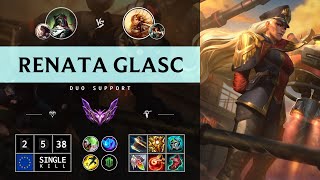 Renata Glasc Support vs Leona  EUW Master Patch 1413 [upl. by Lirva517]