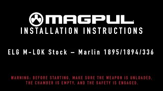 Magpul Instructions  ELG Stock [upl. by Einberger]