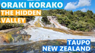 Orakei Korako  The Hidden Valley  Thermal Park  Taupo  New Zealand [upl. by Noseyt]