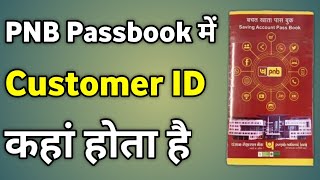 Pnb Customer Id No  Punjab National Bank Customer Id Kaise Nikale [upl. by Haiasi]