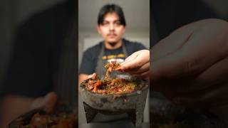 Salsa made using a molcajete molcajete salsa [upl. by Ddat]