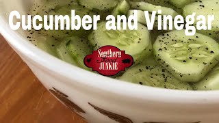 🥒 Cucumber and Vinegar Quick Pickles  Marinated Cucumbers Onion amp Vinegar Recipe [upl. by Sidney]