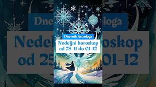 🍁🍂 NEDELJNI HOROSKOP ⭐ OD 2511 DO 0112 🍂🍁 nedeljnihoroskop dnevnikjednogastrologa [upl. by Dlanor]