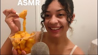 ASMR Español COMIENDO MANGO CON TAJIN CHAMOYLIMÓN Y SAL Very Relaxing [upl. by Miriam]