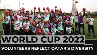 Smiles amp stories Volunteers reflect Qatar’s diversity at FIFA World Cup [upl. by Stevena727]