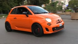 THIS ORANGE ABARTH 500 IS INSANELY FAST [upl. by Htebsil190]