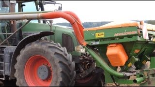 Fendt Vario 926 mit Amazone am Roggen säen HD [upl. by Ulu]