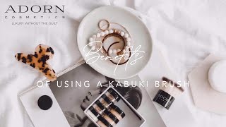 How To Use a Kabuki Foundation Brush Vegan Brush Spotlight [upl. by Ellenad]