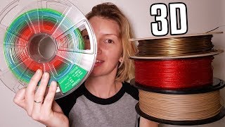 Découverte de Filaments 3D 1  Multicolore Bois Pailletté [upl. by Kerns]