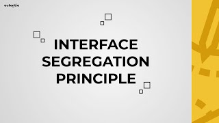 Interface Segregation Principle  Píldoras de conocimiento [upl. by Blakelee]