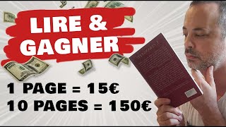 250€Jour  Gagner de largent en lisant 15 € par page lue [upl. by Sundstrom824]