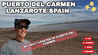 My Daily Update from Avenida Puerto del Carmen up to Los Pocillos Lanzarote spain [upl. by Azar454]