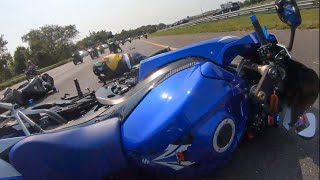 MOTORCYCLE CRASH amp FAIL COMPILATION 🔥 Ep 1 [upl. by Aniras]