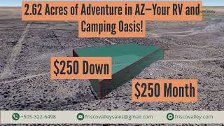 262 Acres of Adventure in AZ—Your RV and Camping Oasis 2435 [upl. by Nomzed]